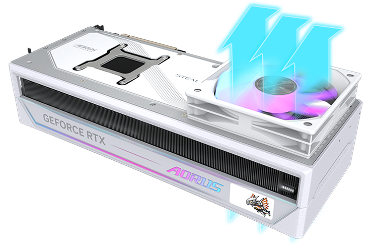 GIGABYTE AORUS GeForce RTX 5090 Graphics Card GV-N5090AORUSST ICE